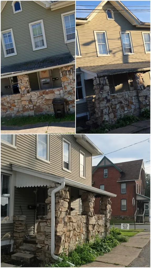 Seamless gutter installation in Central PA by Dirty Hands Clean Homes