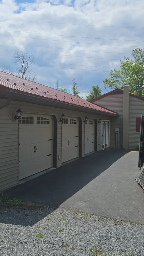 Before / after gutter work in Central PA by Dirty Hands Clean Homes